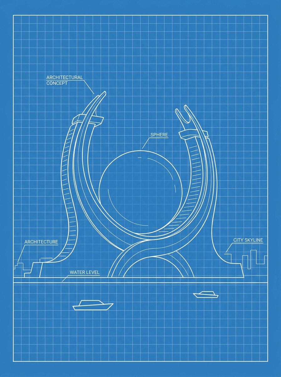 Blueprint Sketch Minimal