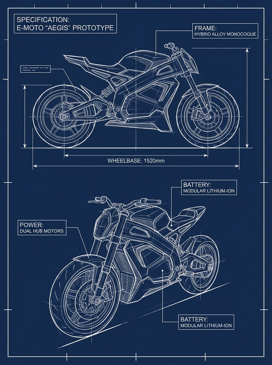 Blueprint Sketch Design