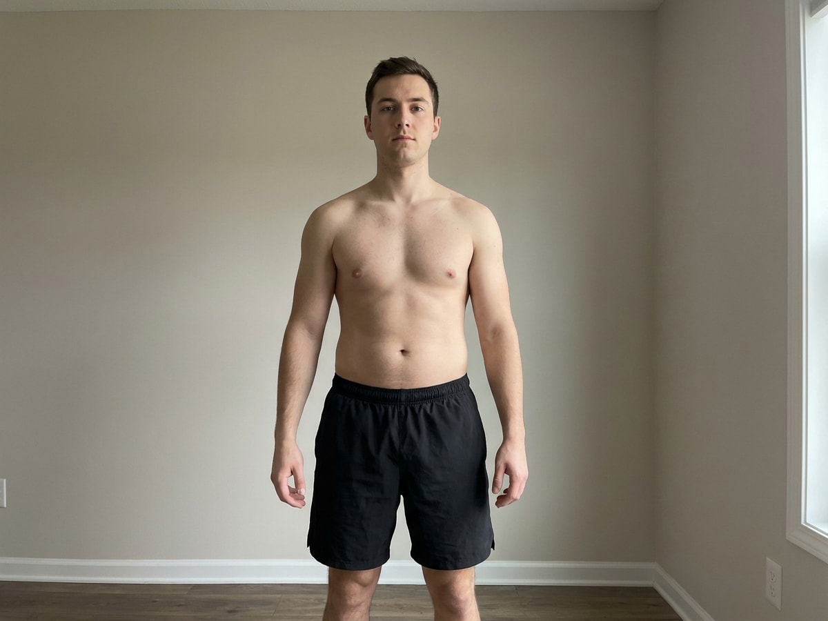 After result for AI Body Fat Estimate Scan