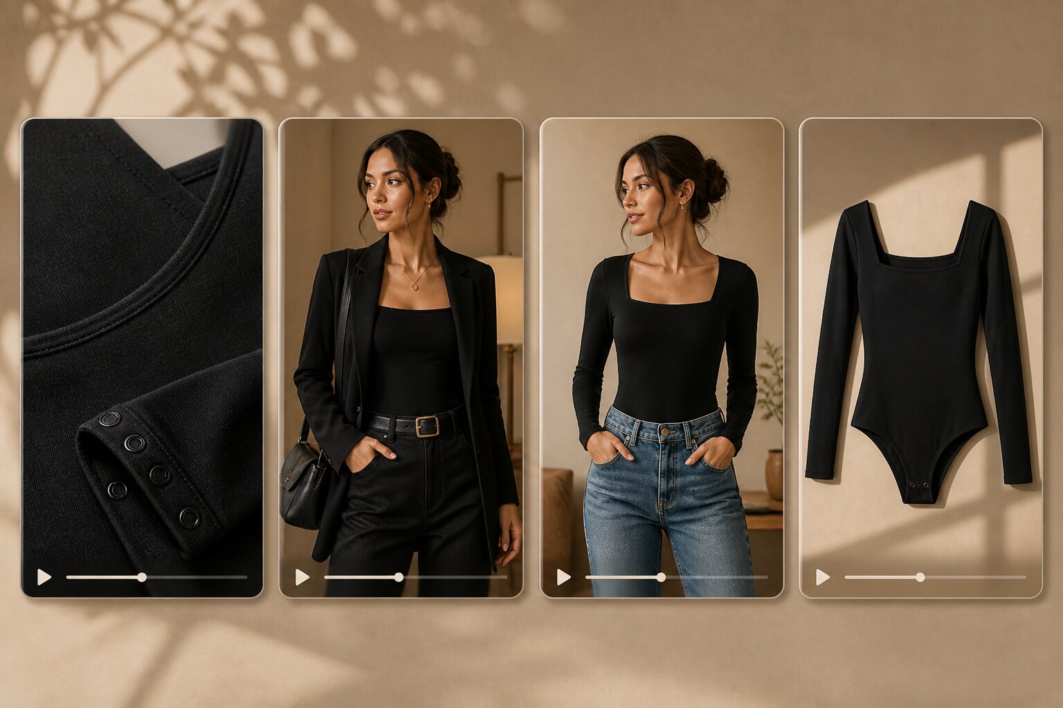 Bodysuit video style options