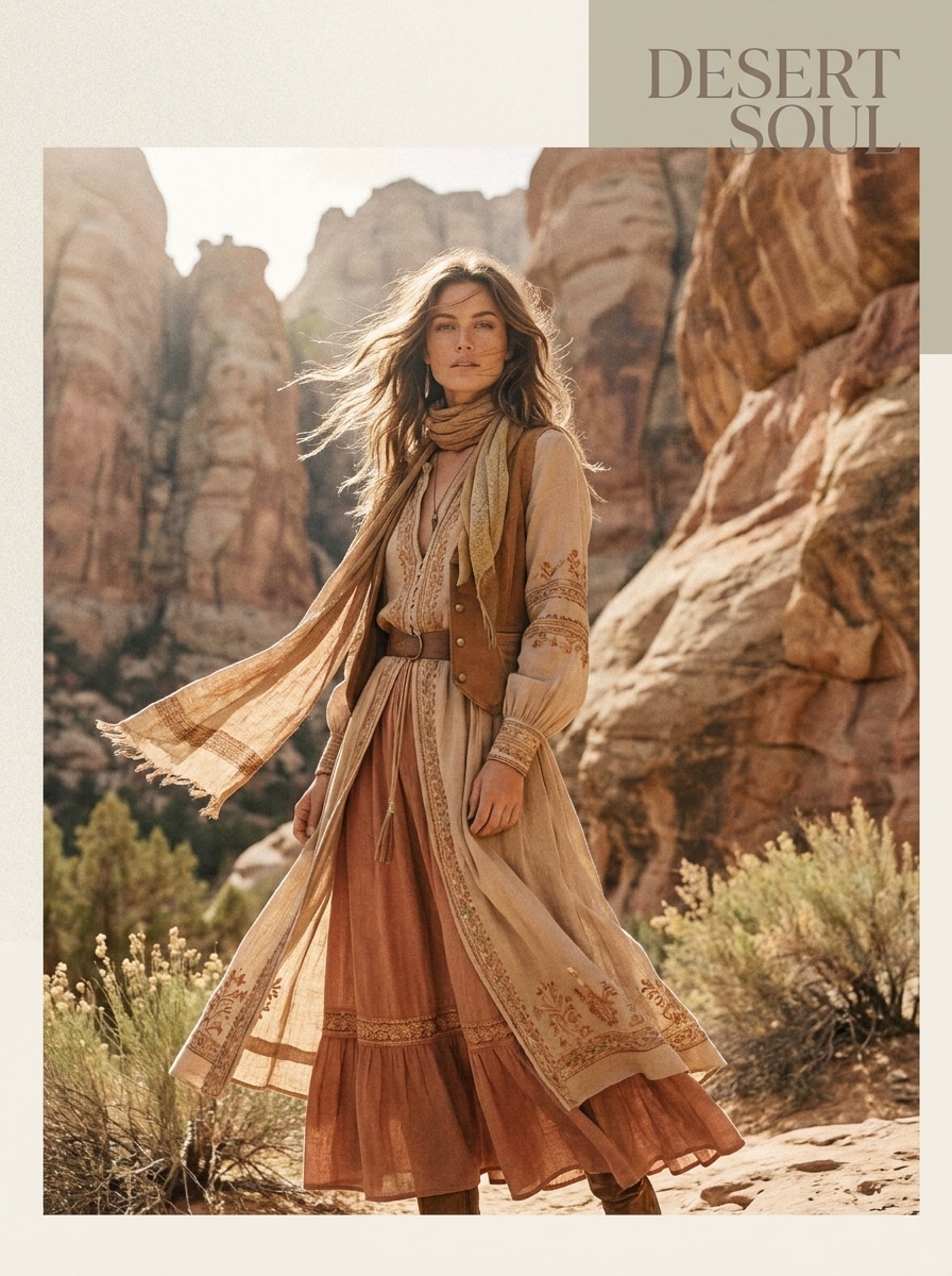 Boho Desert Editorial