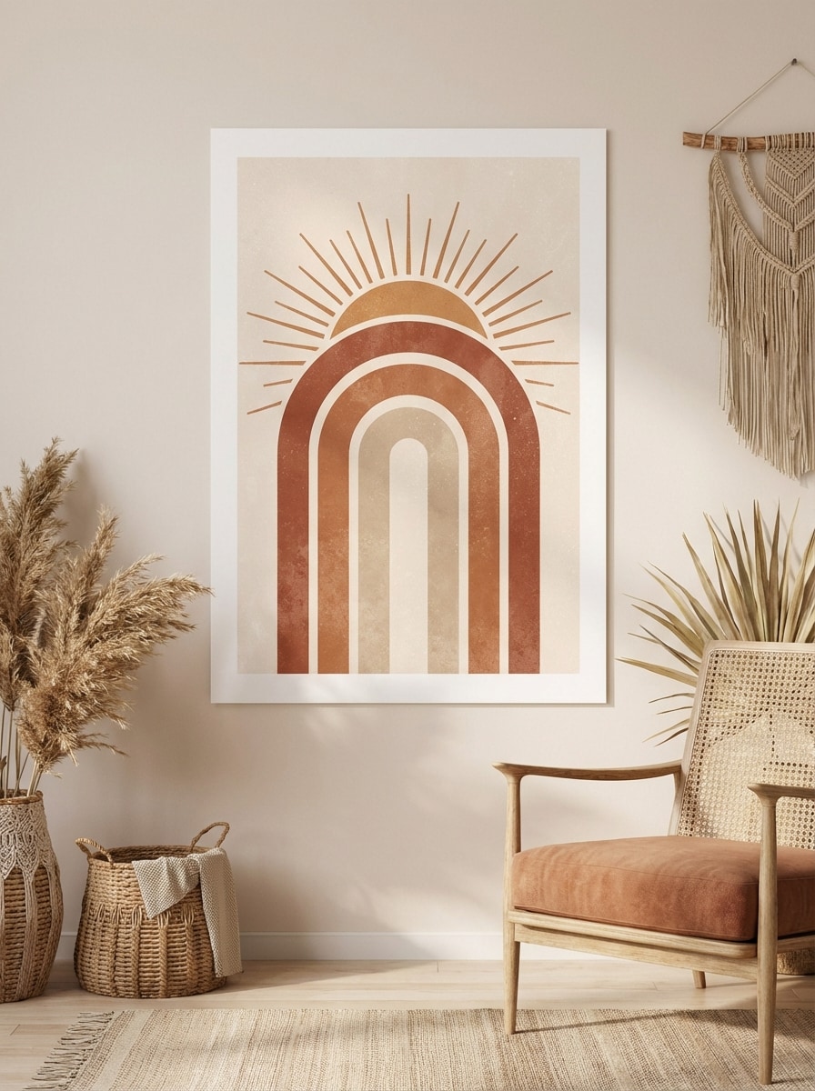 Boho Sun and Arch