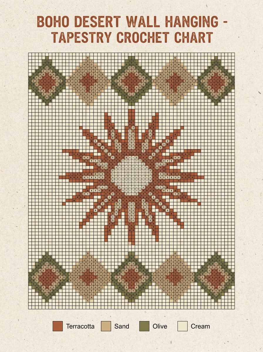 Boho Wall Hanging Motif