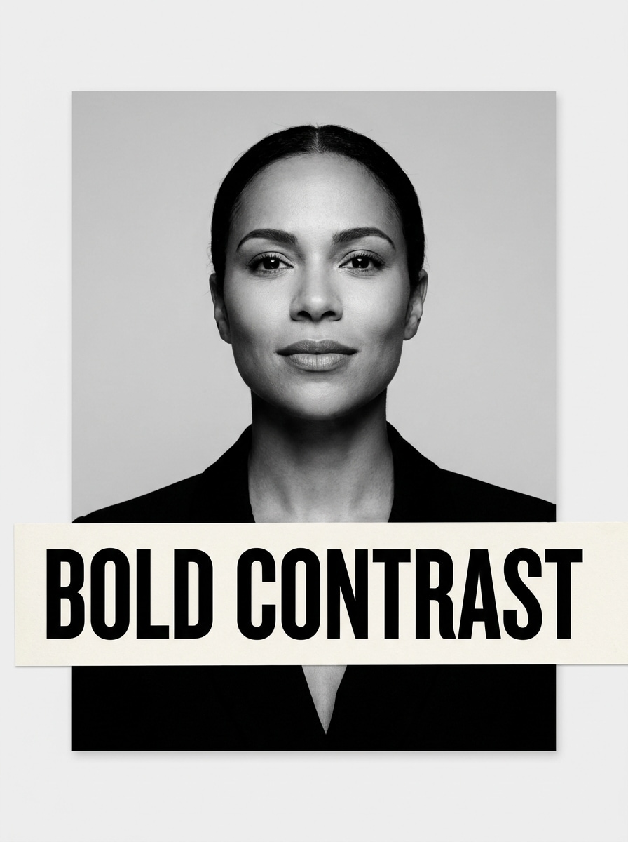 Bold High-Contrast Label