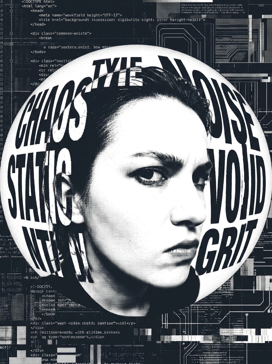 Bold Typographic Fisheye