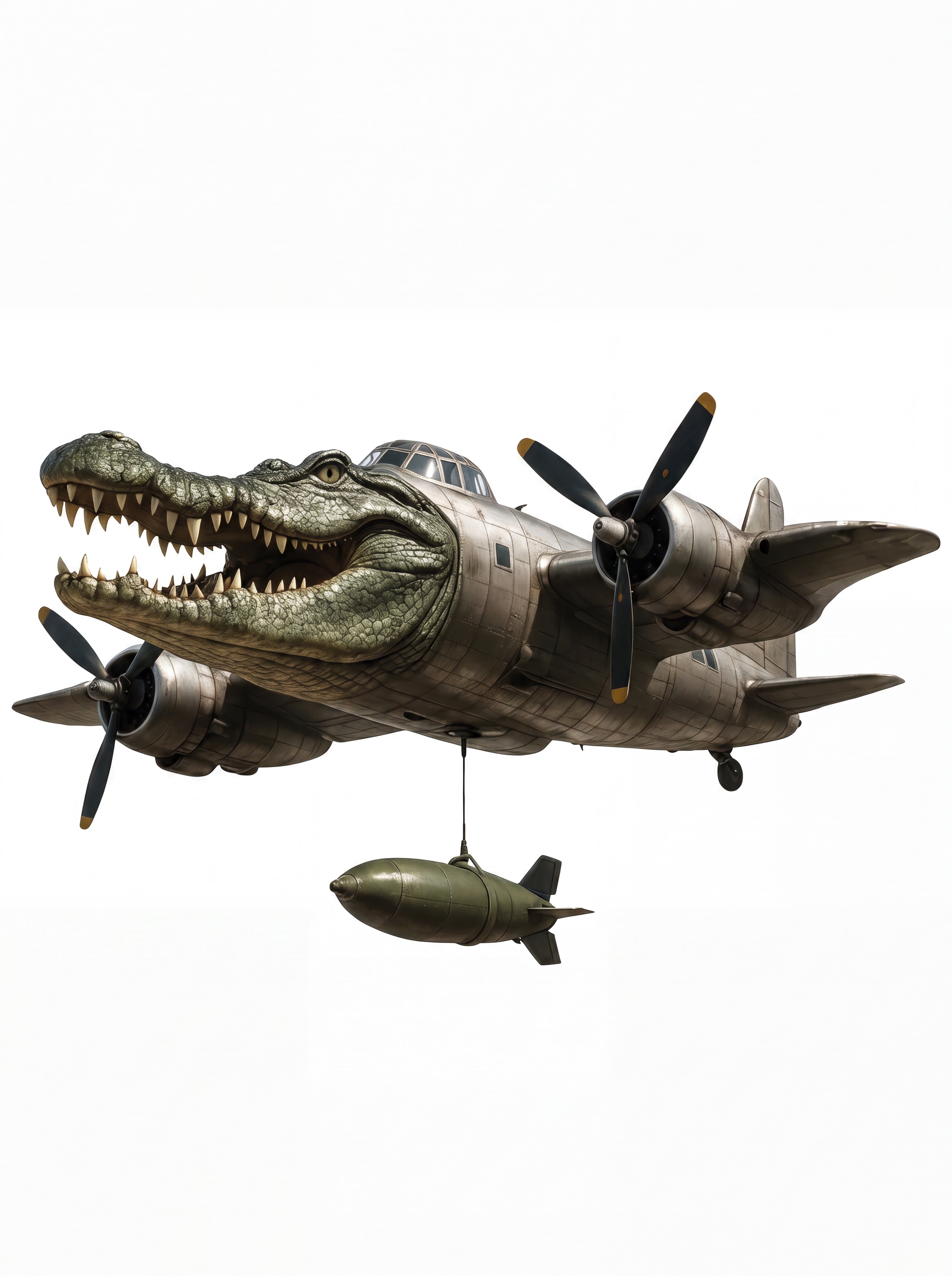 AI Bombardino Crocodilo Character