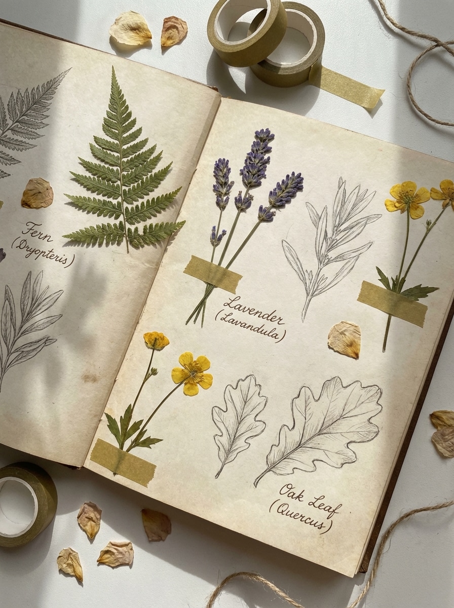 Botanical Journal Craft Layout