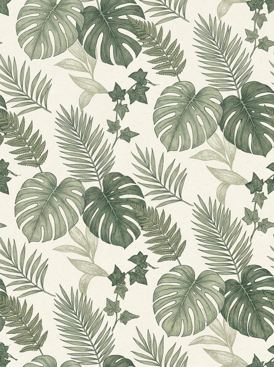 Botanical Leaf Repeat