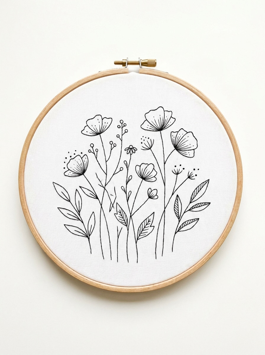 Botanical Line Art