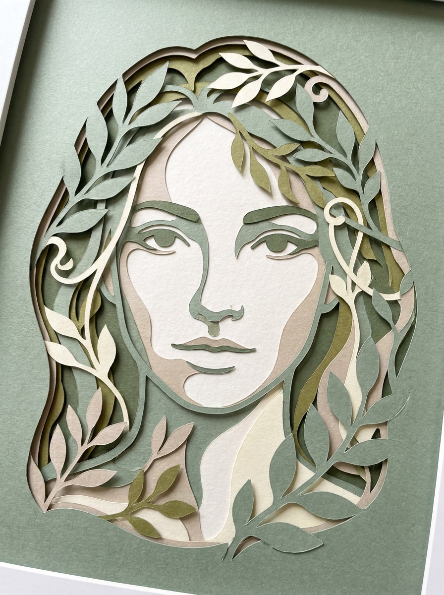 Botanical Silhouette Cutout