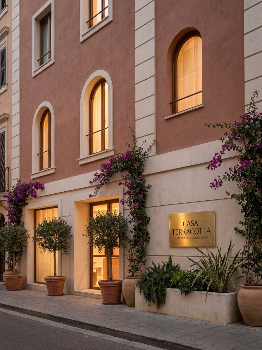 Boutique Hotel Branding Shot