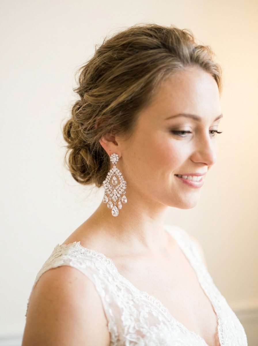 Bridal Crystal Earrings