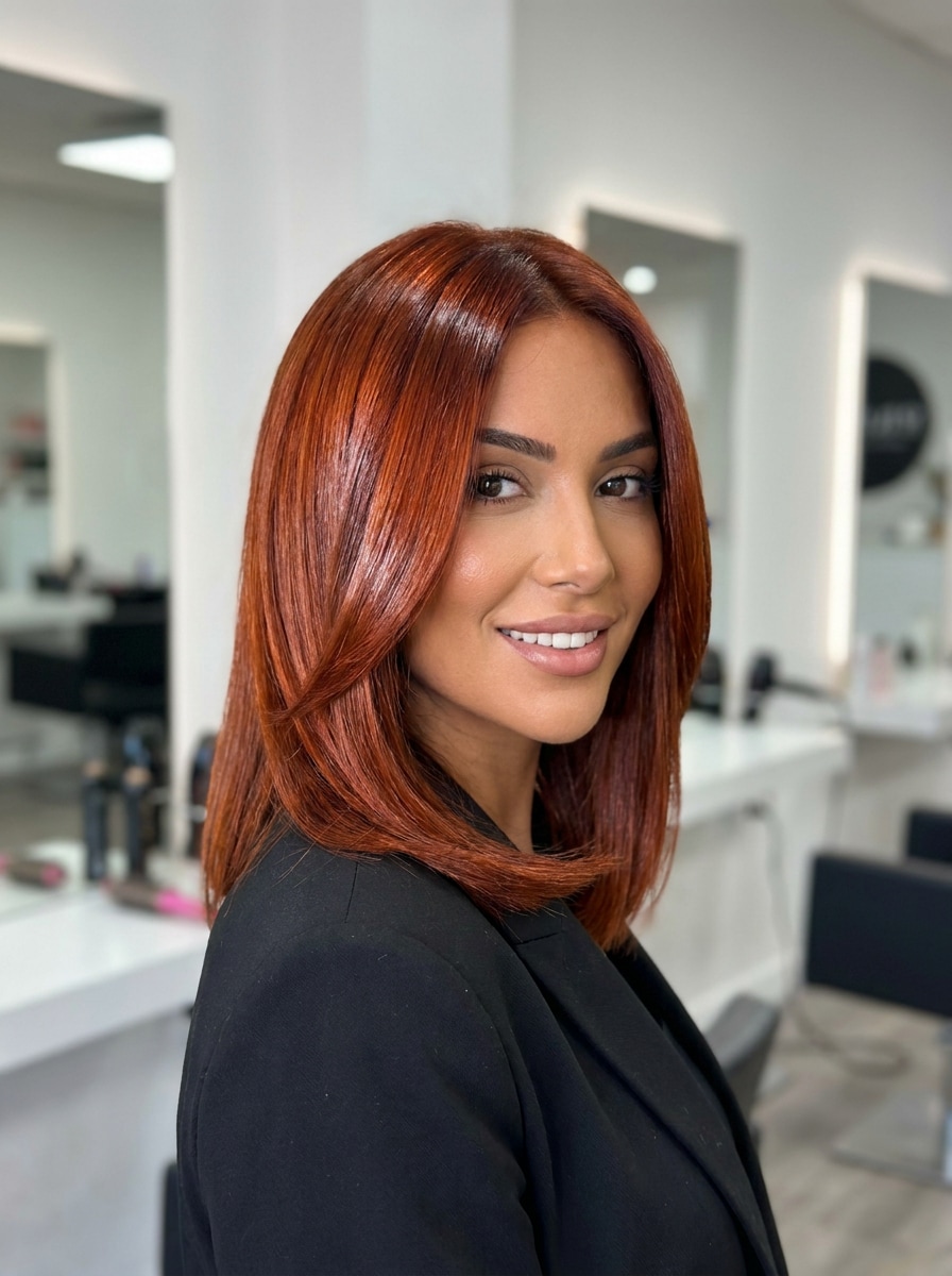 Bright Copper Red