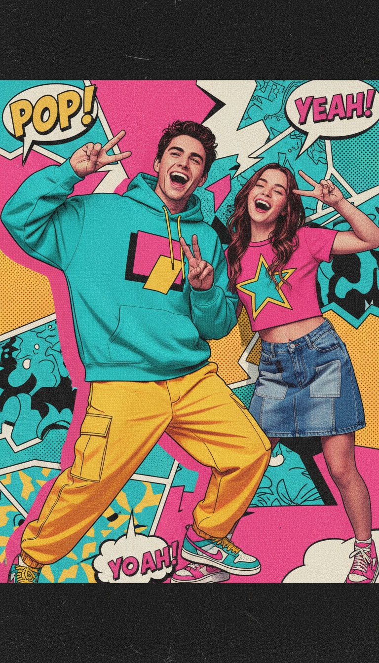 Brother and Sister Retro Pop preview