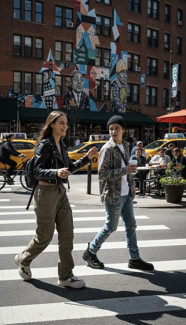 Brother and Sister Urban Street Lifestyle preview