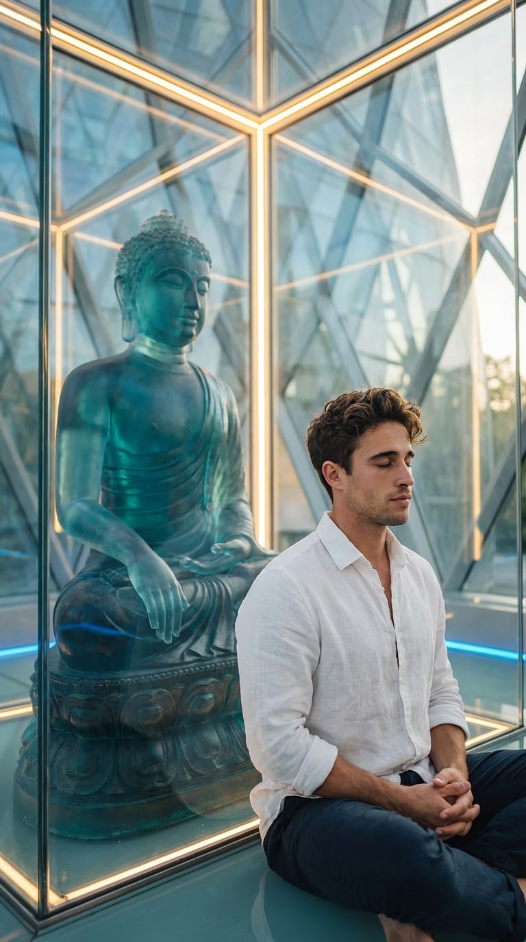 Futuristic Zen Futuristic Buddha Gemini Prompt