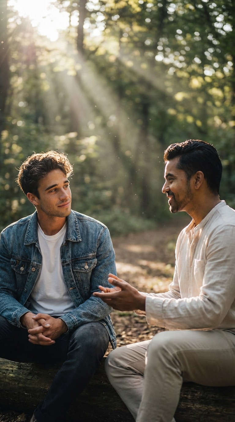 Forest Teaching Buddha AI Prompt for Realistic Scene