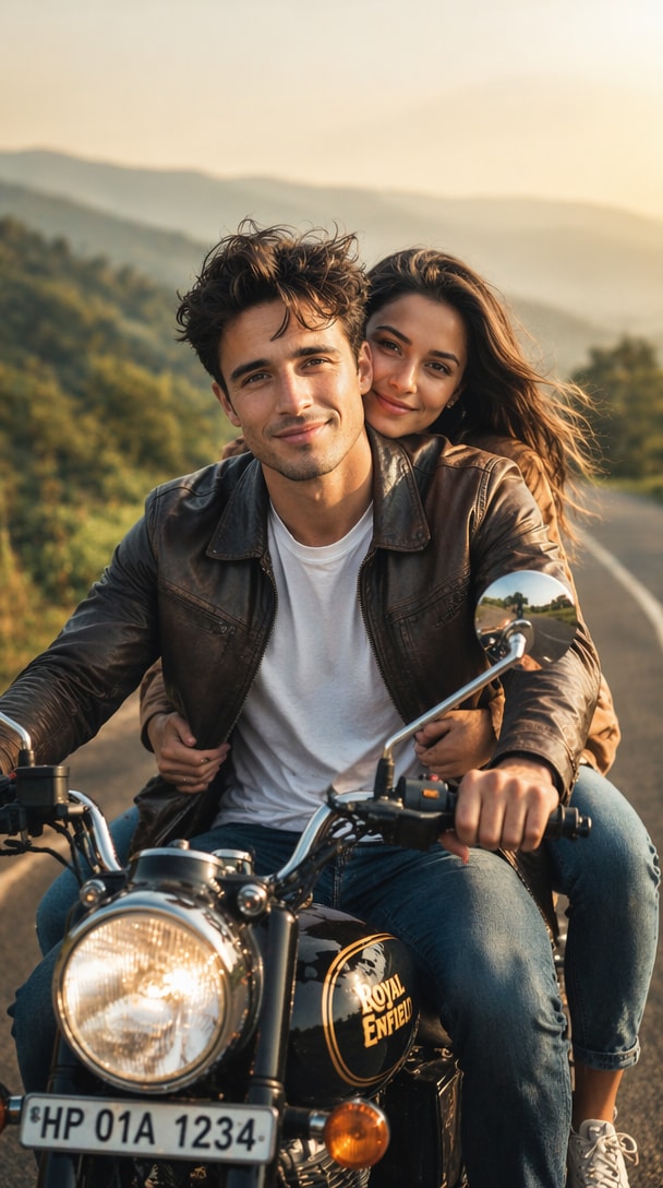 Couple Bullet Bike Ride Prompt