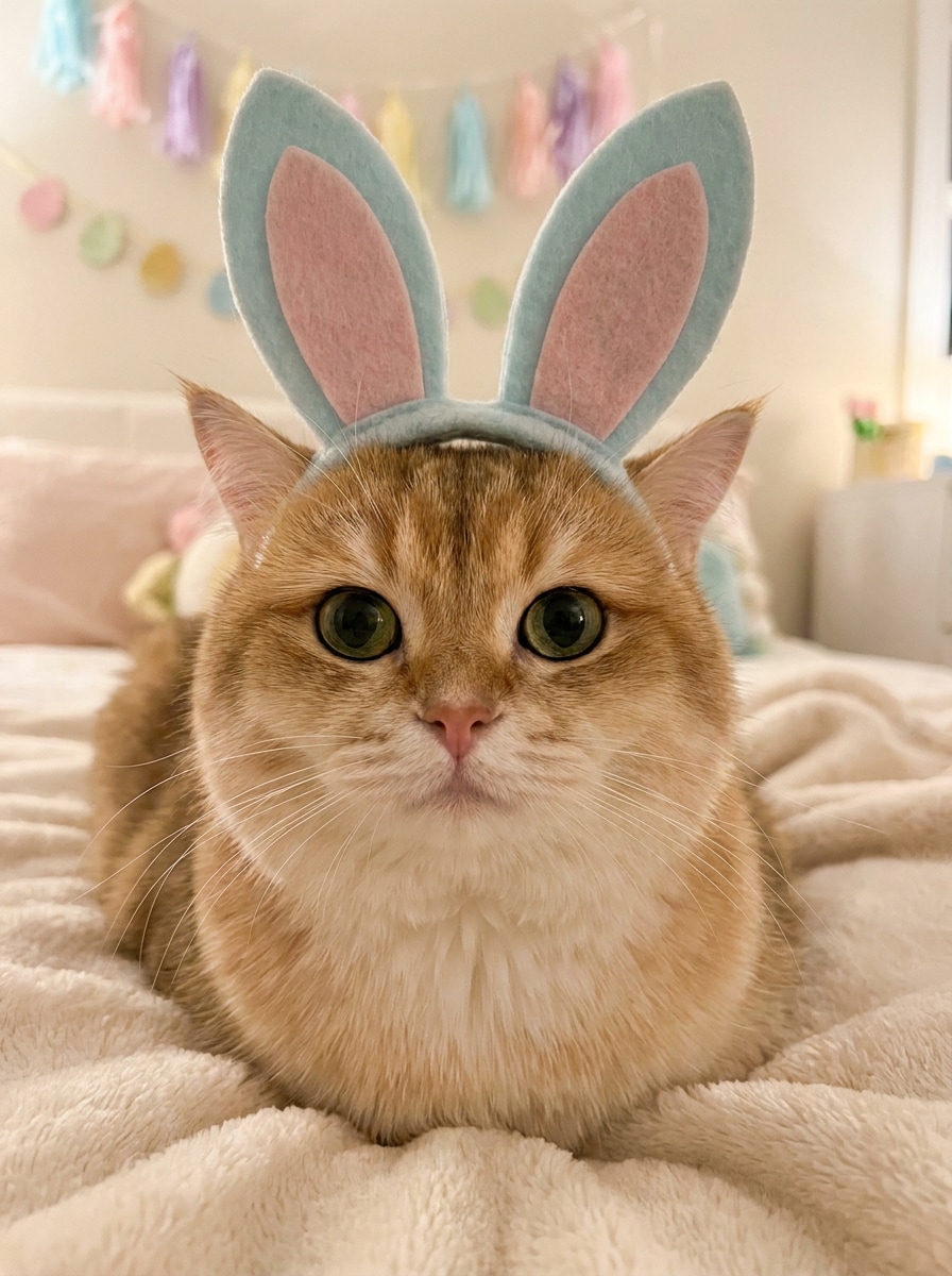 Bunny Costume Cat Edit