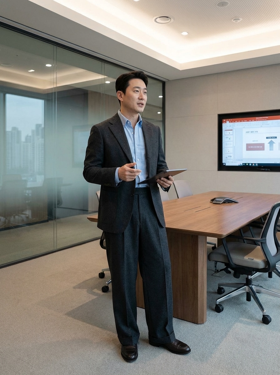 AI outfit generator professional suit