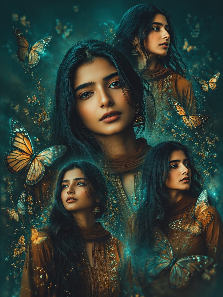 Trending butterfly AI photo created with butterfly prompt ChatGPT