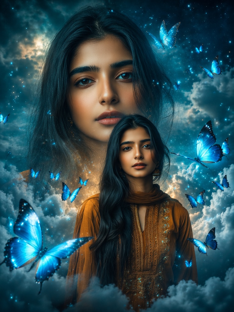 Butterfly Dream Reel Cover butterfly prompt ChatGPT AI photo editing