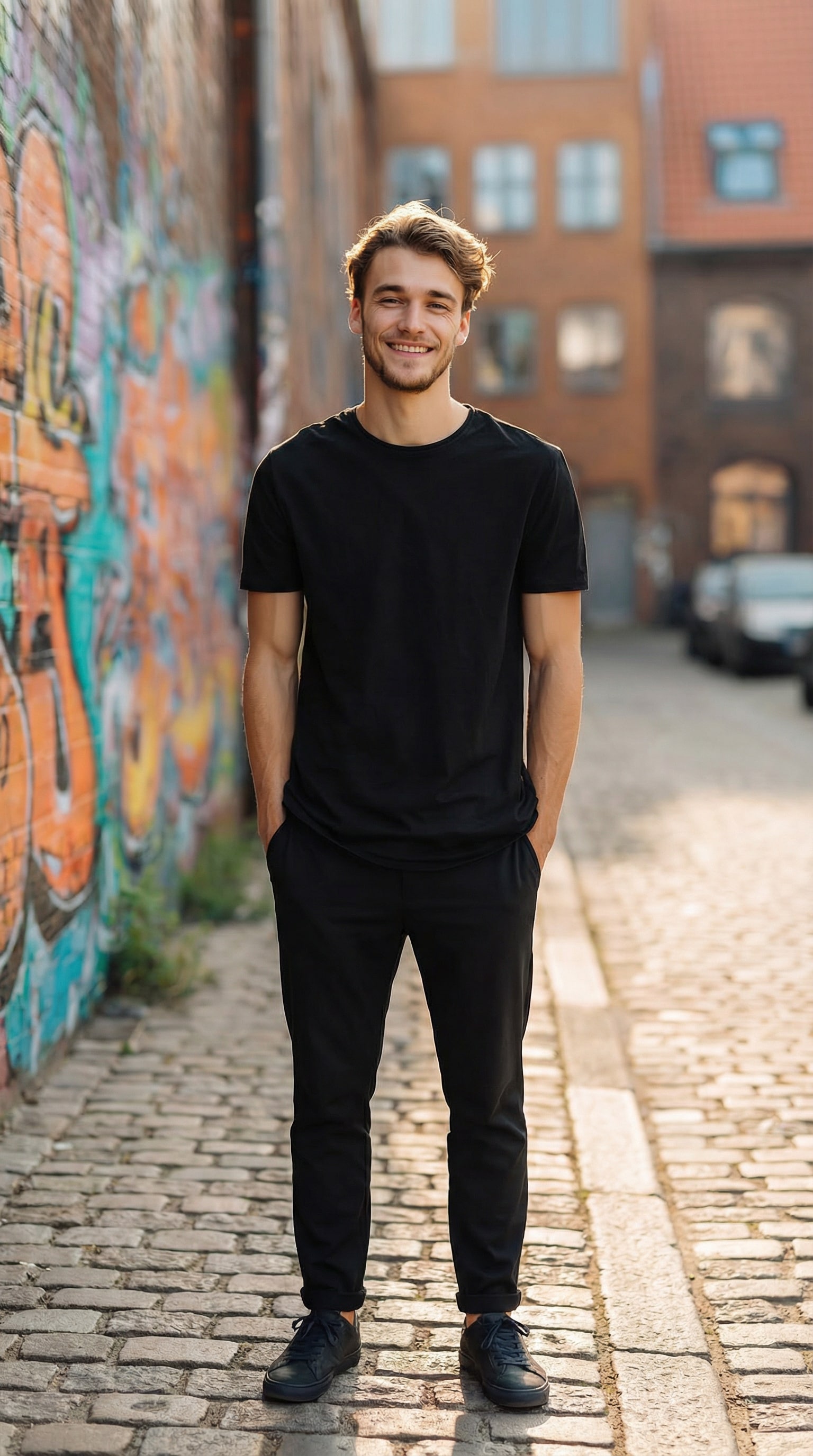 Before: Golden Hour Sunset Couple Kiss