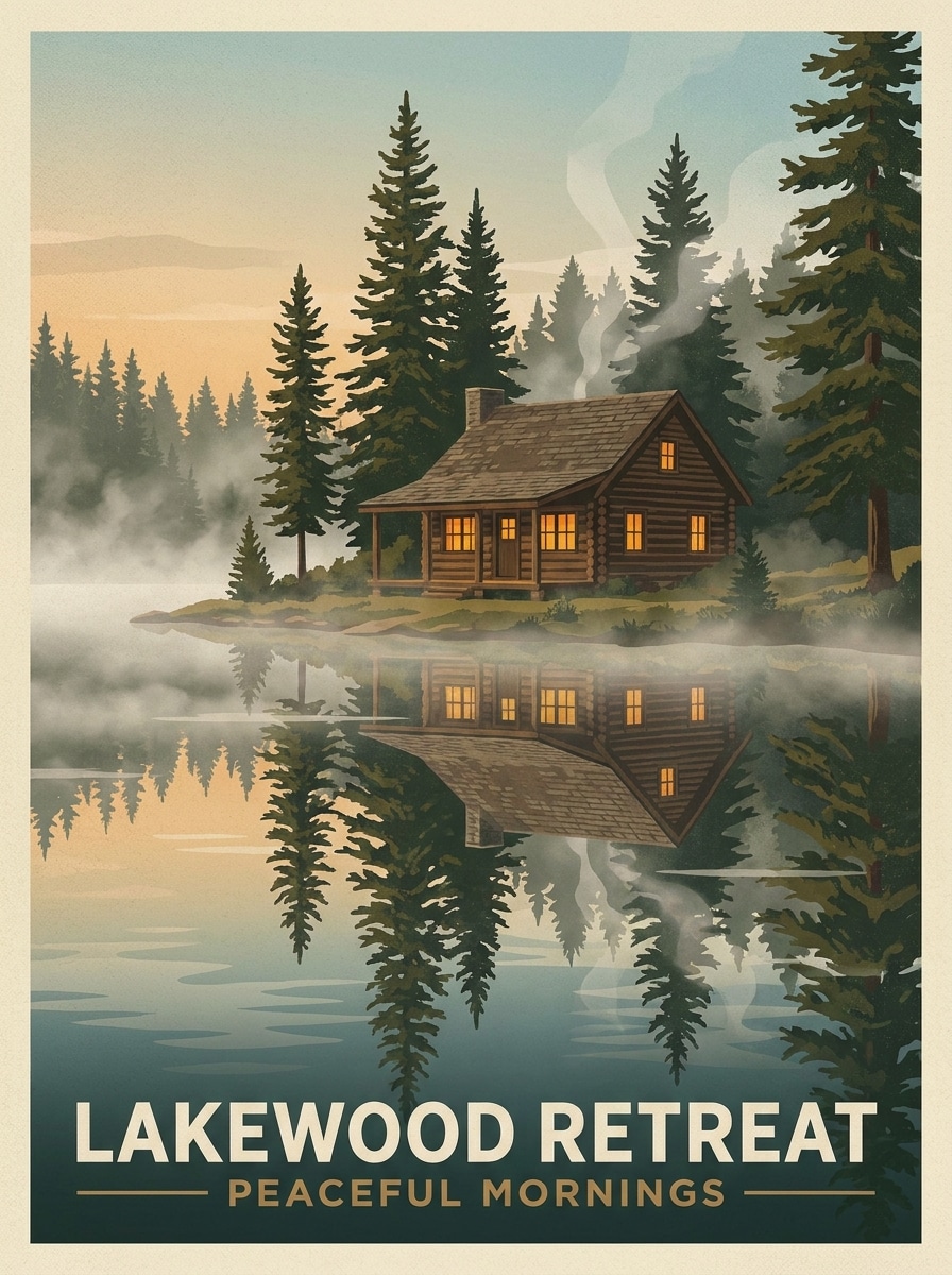 Cabin Lake Escape