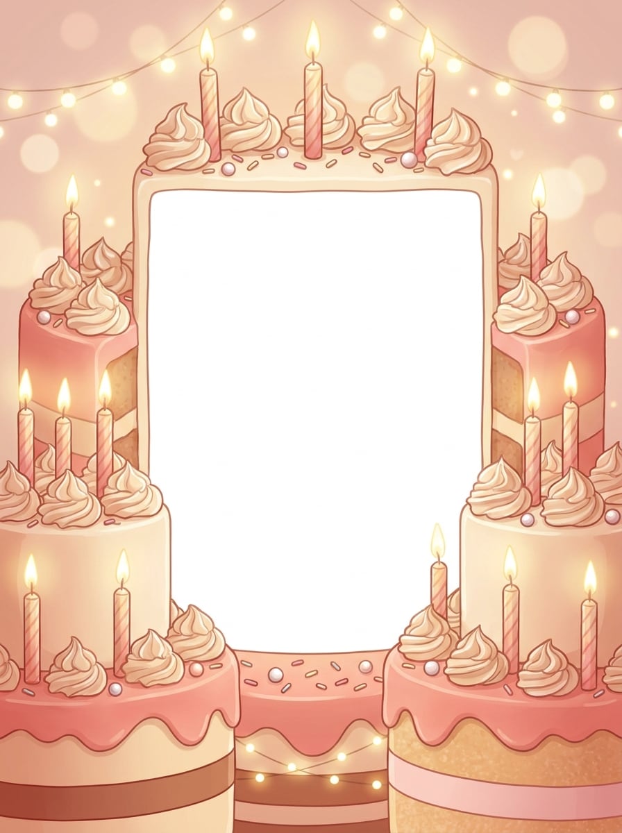 Cake Celebration Frame