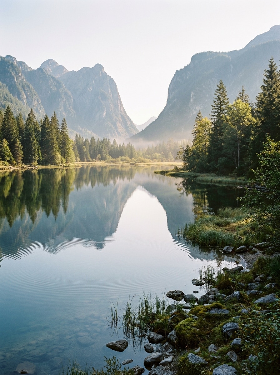 Calm Lake Mirror