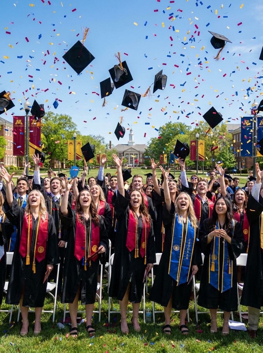 Cap Toss Celebration
