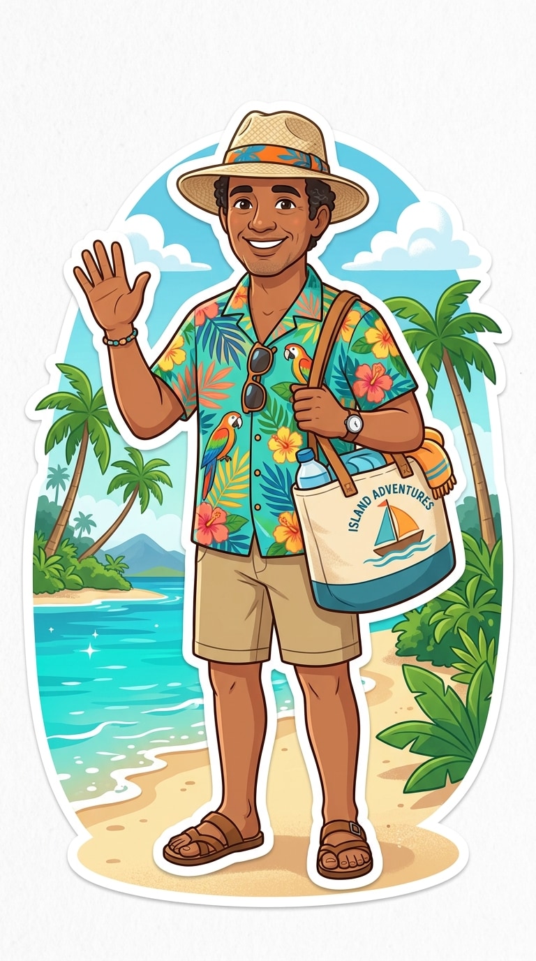 Caribbean Island Character AI Prompt