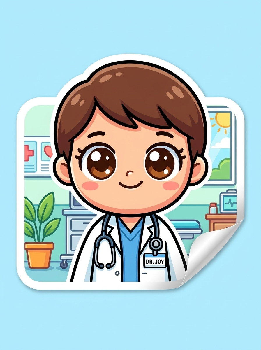 Cute Cartoon Doctor