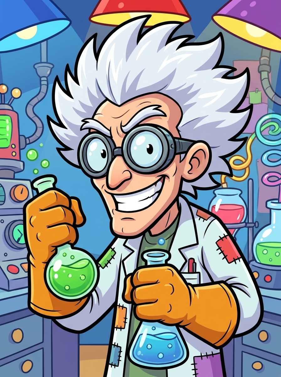 Saturday Morning Cartoon Scientist