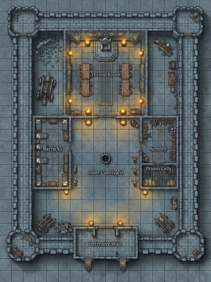 Castle Keep Layout