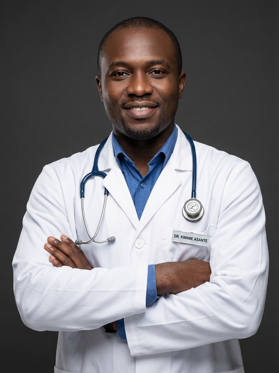 Casual Photo to Physician Portrait