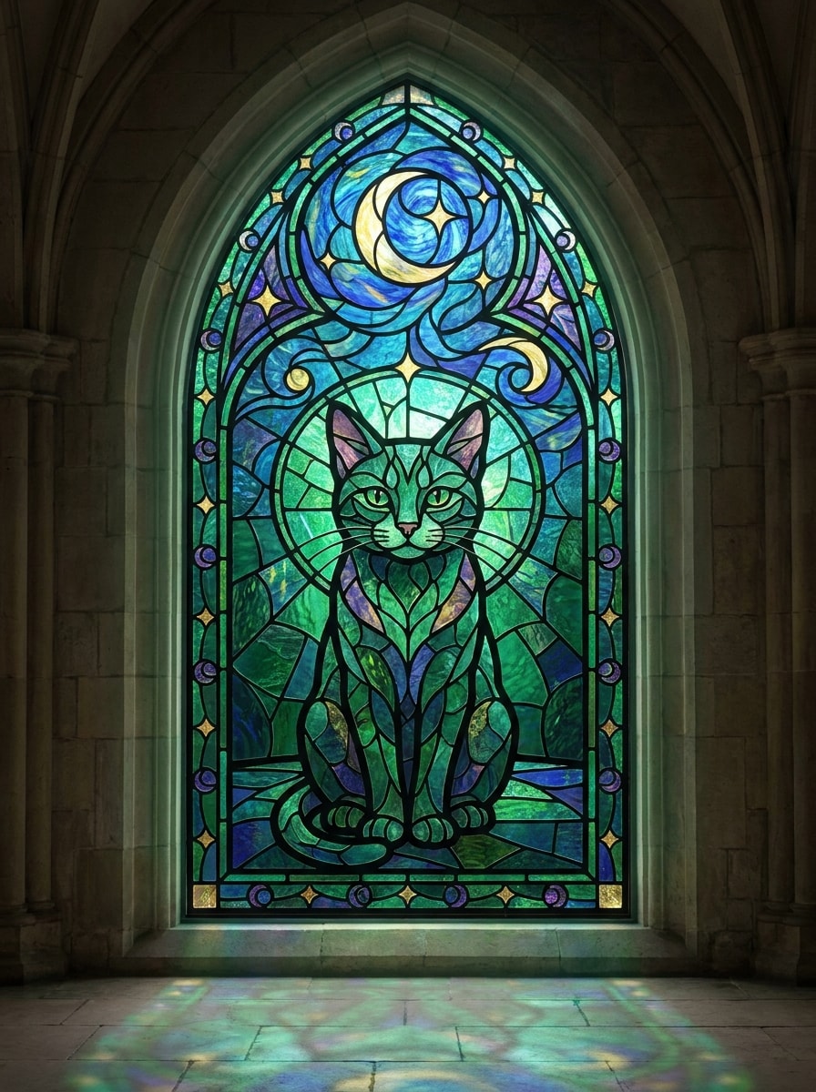 Cathedral Cat Art