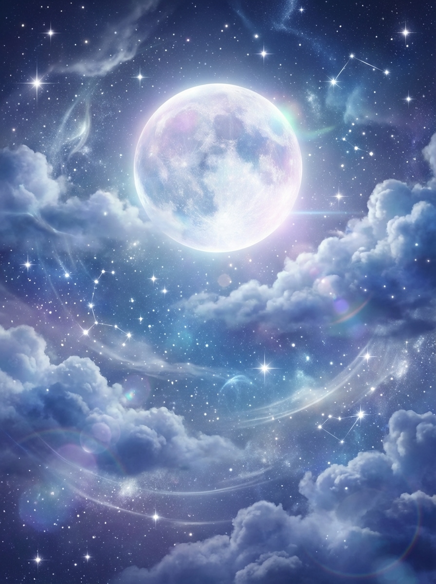 Celestial Moon Sky