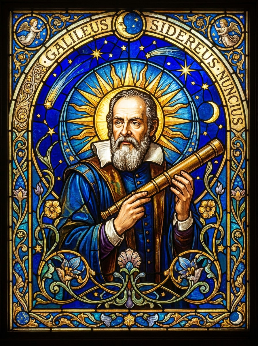 Celestial Glass Portrait