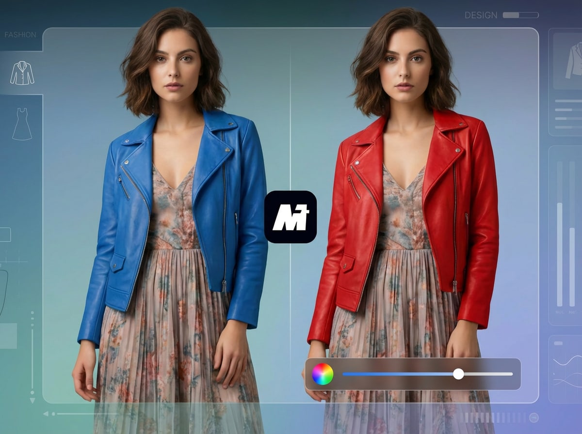 Change clothing colors with AI