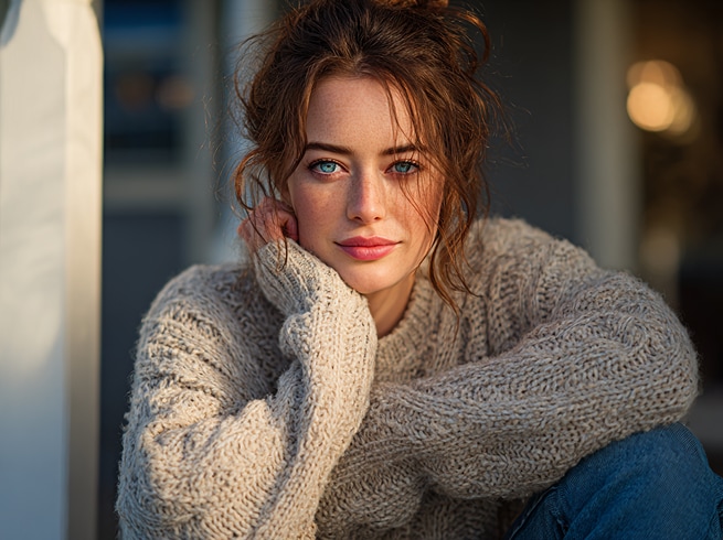 before - natural skin