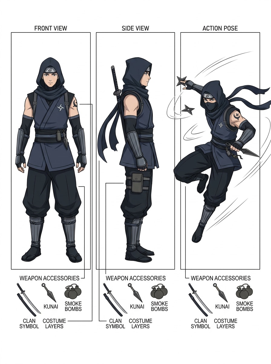 Character Sheet Concept Art