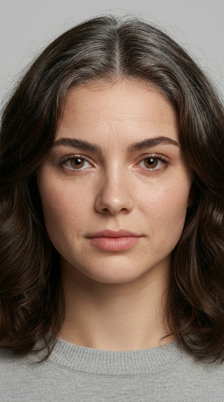 Natural Portrait Aging after age progression