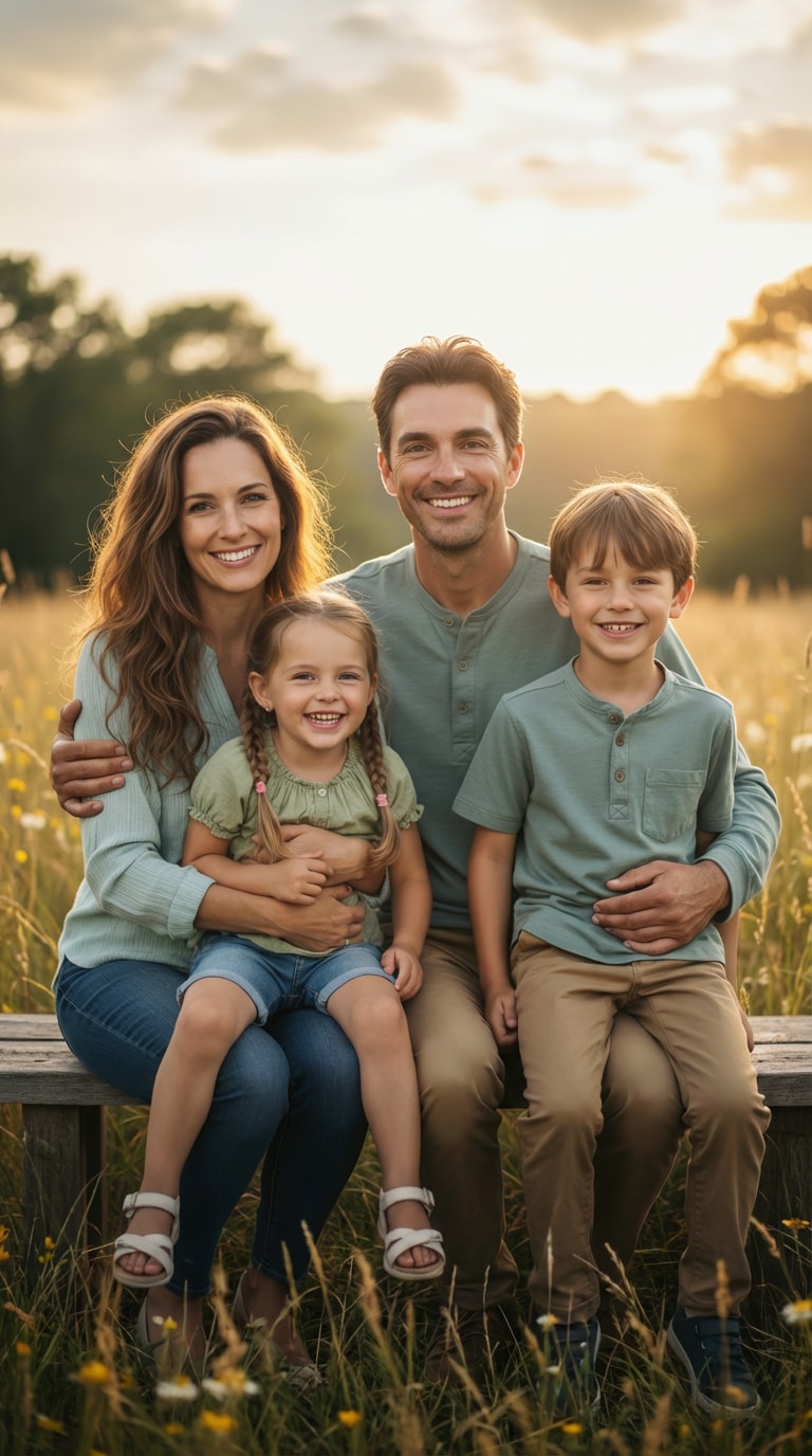 Family Aging Preview before age progression