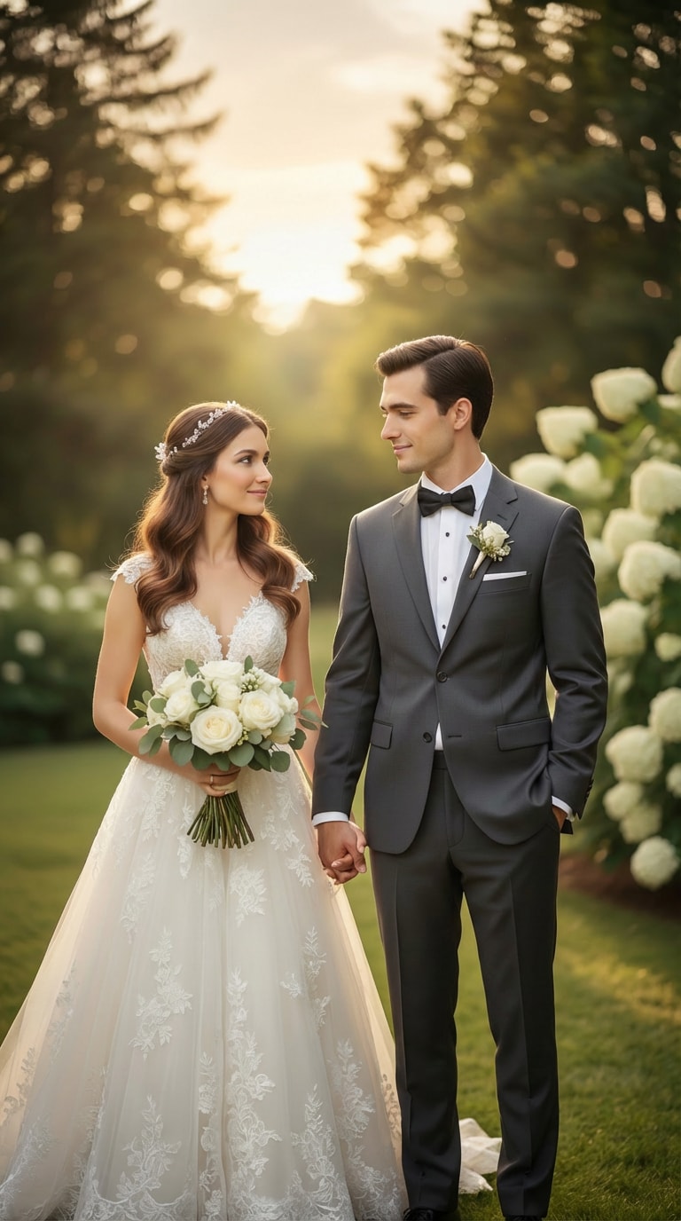 Before wedding age progression example