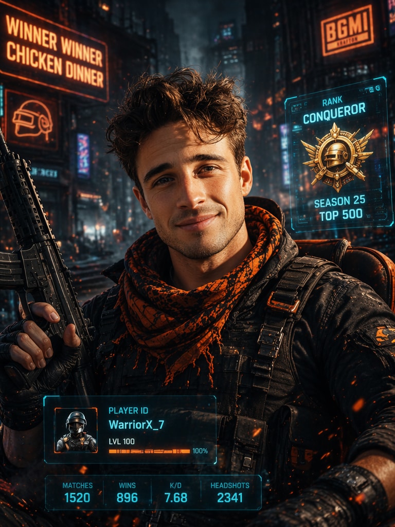 PUBG Street Legend ChatGPT BGMI Profile Prompt