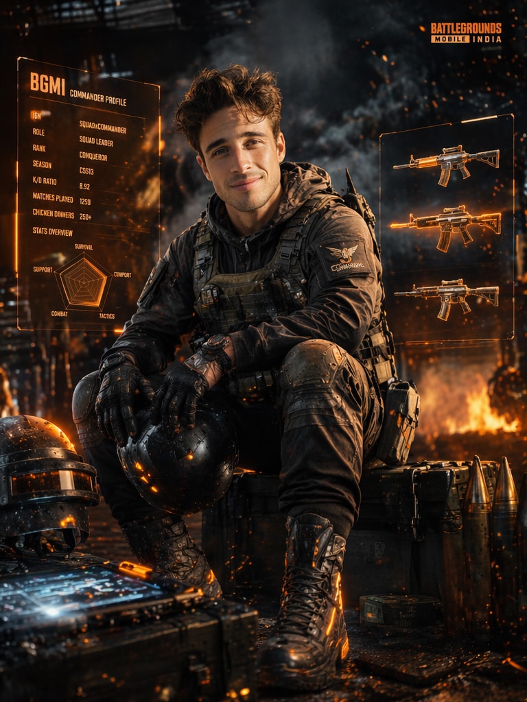 Elite Squad Commander ChatGPT BGMI Profile Prompt
