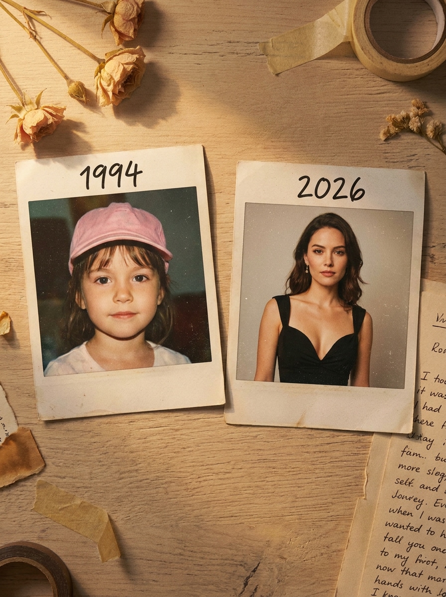 Polaroid memory layout ChatGPT childhood photo prompt