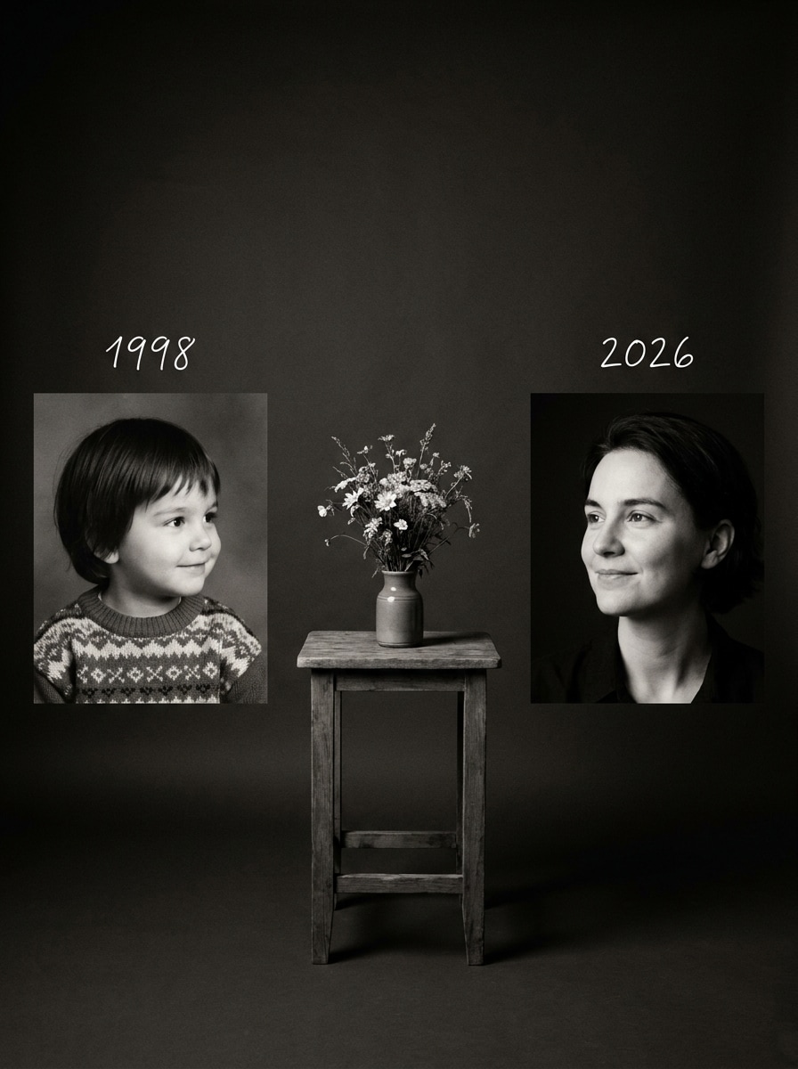 Black and white memory ChatGPT AI childhood photo prompt