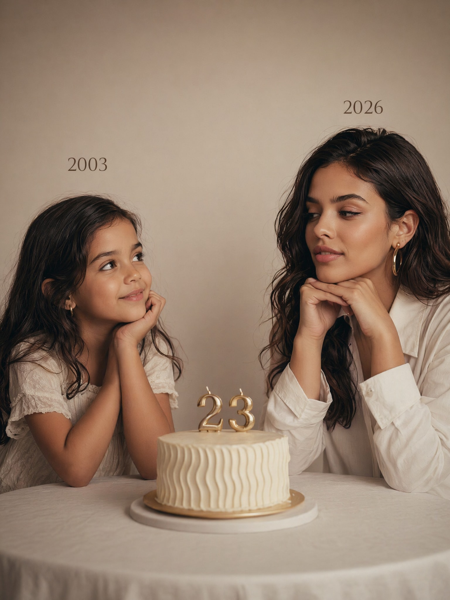 ChatGPT childhood photo prompt meet your younger self AI edit